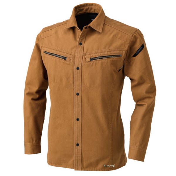5115 TSデザイン 長袖シャツ キャメル LLサイズ