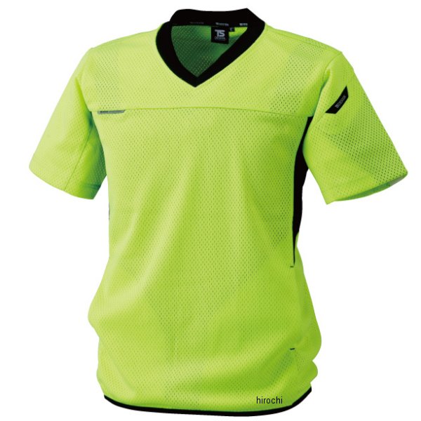 871055 TSデザイン FLASH Vネック ショートスリーブシャツ 黄 Sサイズ