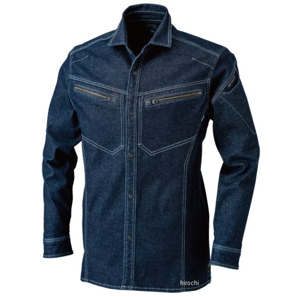 5115 TSデザイン 長袖シャツ ネイビー 3Lサイズ