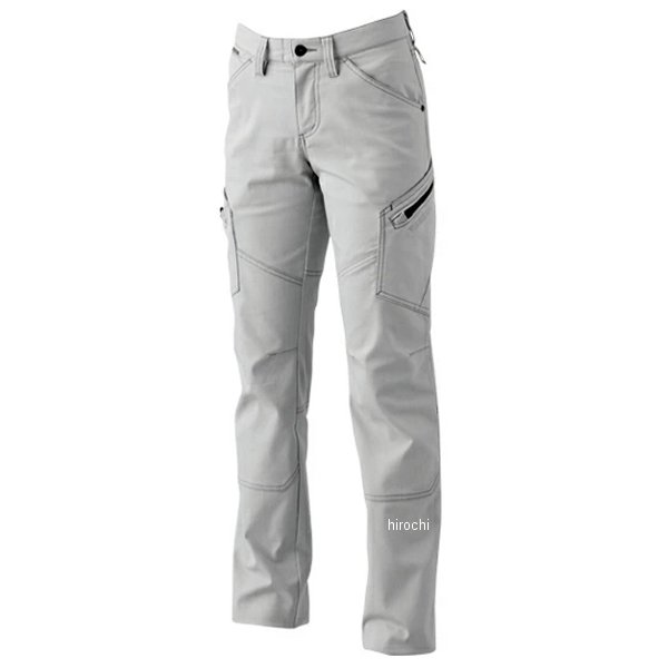 35141 TSデザイン ハイブリッドコットンレディースカーゴパンツ シルバーグレー LLサイズ