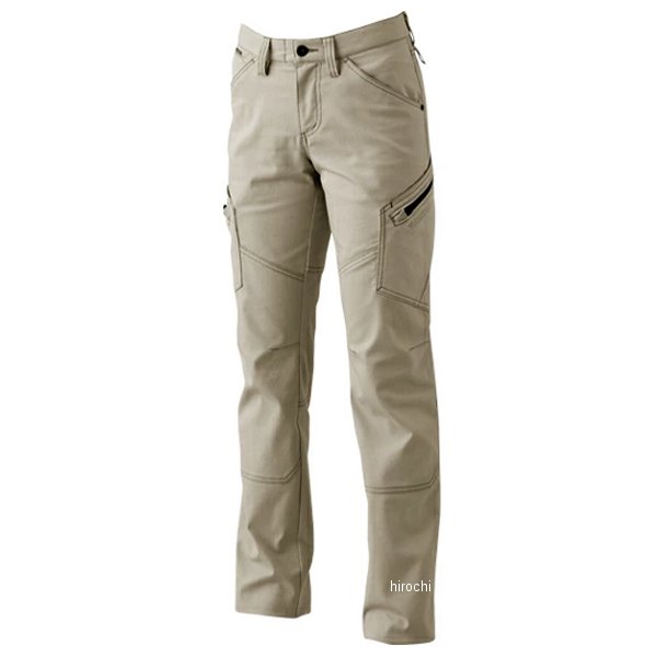 35141 TSデザイン ハイブリッドコットンレディースカーゴパンツ ベージュ 4Lサイズ