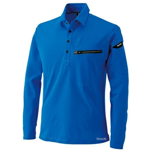 81305 TSデザイン ESワークニットロングポロシャツ ロイヤルブルー LLサイズ