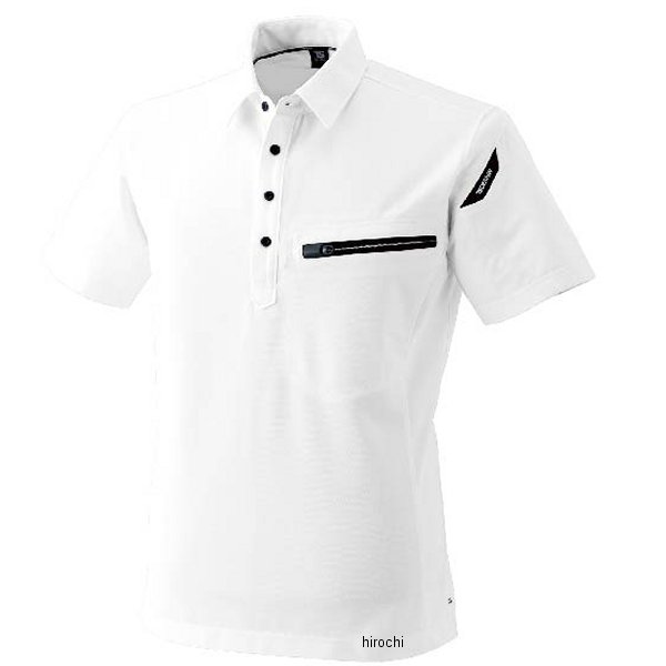 81355 TSデザイン ESワークニットショートポロシャツ 白 5Lサイズ
