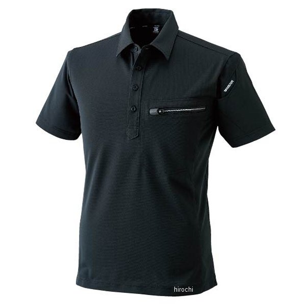 81355 TSデザイン ESワークニットショートポロシャツ チャコールグレー SSサイズ