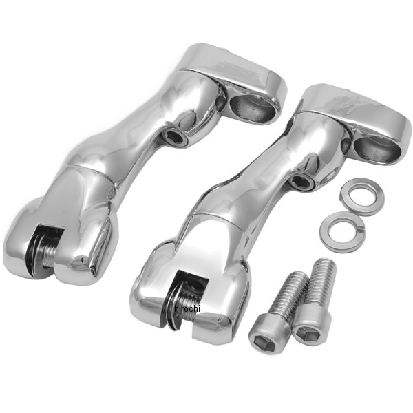 7504 クリアキン Kuryakyn アジャスタブル パッセンジャー ペグマウント