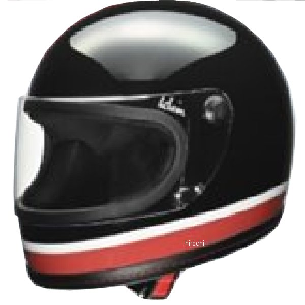 Klein リード工業 フルフェイスヘルメット ブラック、レッド Sサイズ（55-56cm未満）