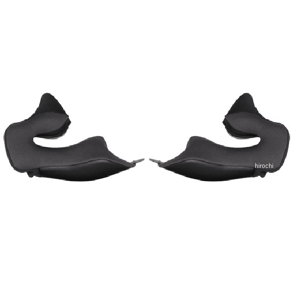 4966094596408 オージーケーカブト OGK KABUTO YS17 チークパッドセット S 45mm ダークグレー