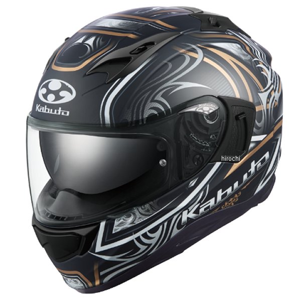 4966094596774 オージーケーカブト OGK KABUTO フルフェイスヘルメット KAMUI-3 JAG フラットブラックゴールド Sサイズ