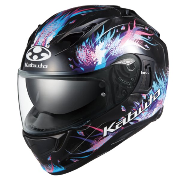 4966094596897 オージーケーカブト OGK KABUTO フルフェイスヘルメット KAMUI-3 LEIA 黒 Lサイズ(59cm-60cm)