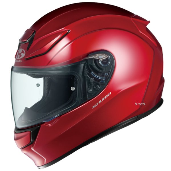 4966094601706 オージーケーカブト OGK KABUTO フルフェイスヘルメット SHUMA シャイニーレッド Lサイズ