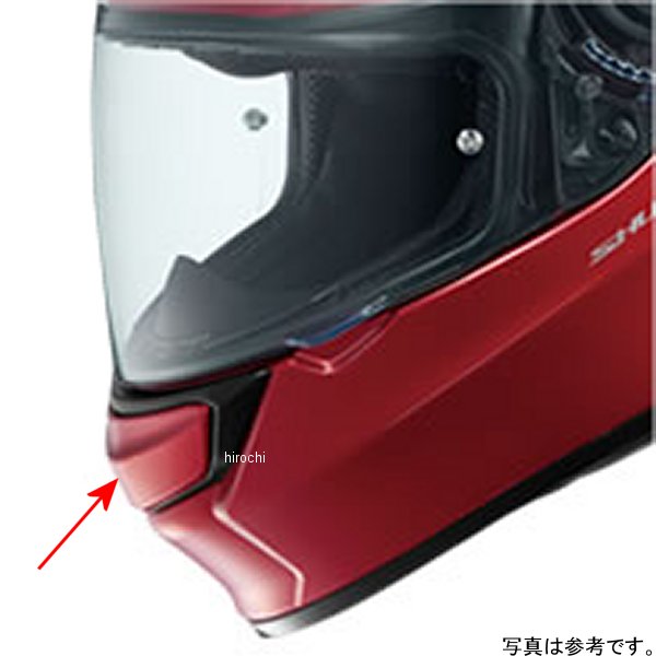4966094602406 オージーケーカブト OGK KABUTO F19 チンベンチレーション SHUMA用 シャイニーレッド