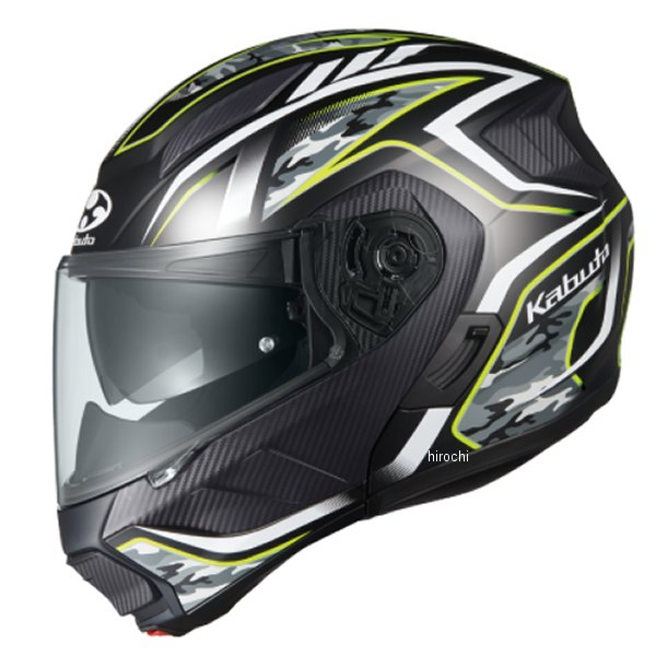 4966094602604 オージーケーカブト OGK KABUTO システムヘルメット RYUKI ENERGY フラットブラックイエロー Mサイズ(57cm-58cm)