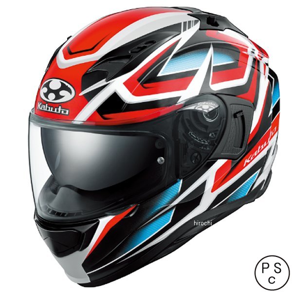 4966094617882 オージーケーカブト OGK KABUTO フルフェイスヘルメット KAMUI 3 アクロバッド ホワイトレッド XS サイズ