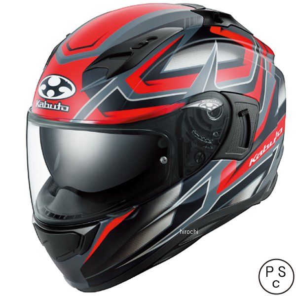 4966094617998 オージーケーカブト OGK KABUTO フルフェイスヘルメット KAMUI 3 アクロバッド フラットブラックレッド S サイズ
