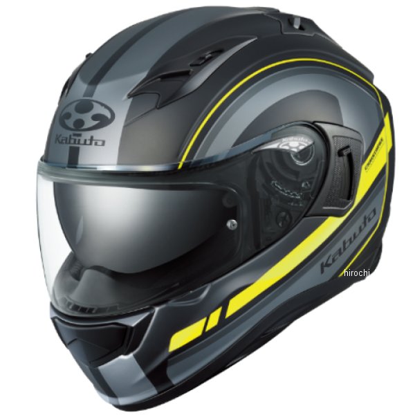 4966094628215 オージーケーカブト OGK KABUTO KAMUI 3 RIDGE フラットブラックイエロー Mサイズ