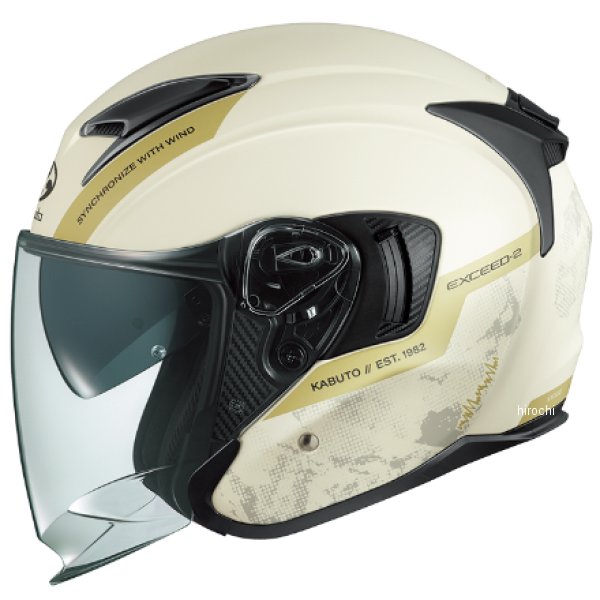 4966094628963 オージーケーカブト OGK KABUTO EXCEED2 DUNE フラットアイボリー Lサイズ