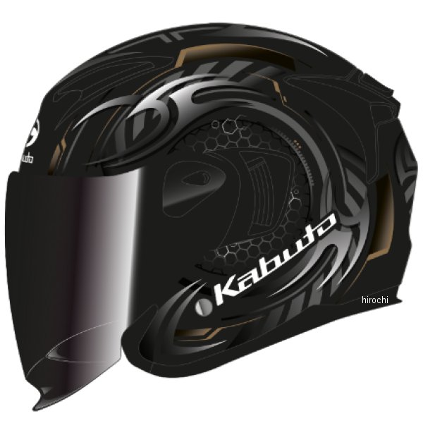4966094630904 オージーケーカブト OGK KABUTO EXCEED2 CYBER フラットブラックゴールド XSサイズ