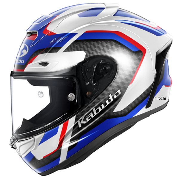 4966094636104 オージーケーカブト OGK KABUTO フルフェイスヘルメット F-17 ZESTAL ホワイトブルーレッド XSサイズ
