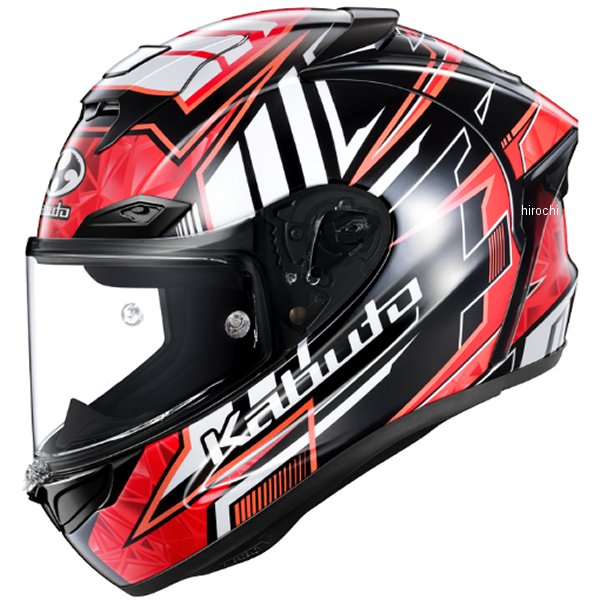 4966094636371 オージーケーカブト OGK KABUTO フルフェイスヘルメット F-17 VELLIO ブラックレッド Lサイズ