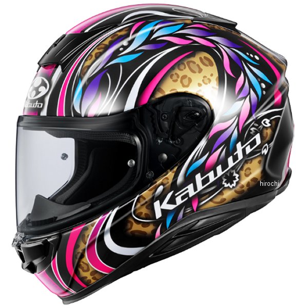 4966094636470 オージーケーカブト OGK KABUTO フルフェイスヘルメット AEROBLADE-6 TAMON ブラックレオパード Sサイズ