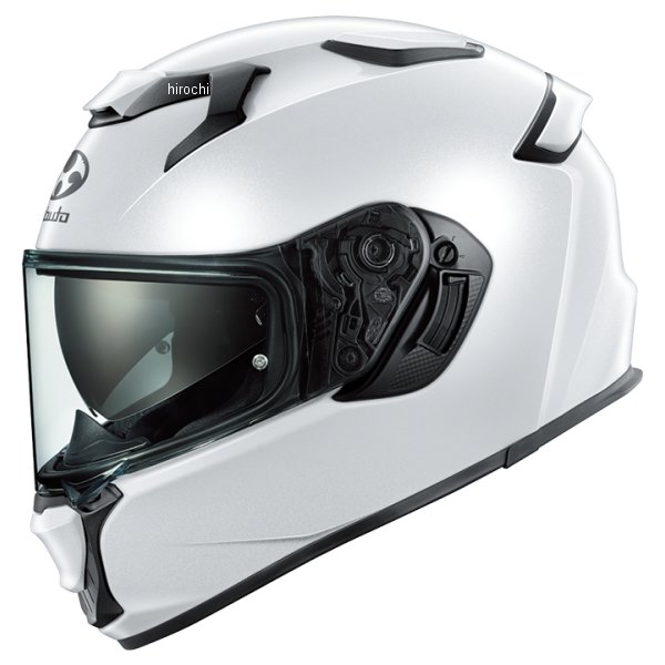 4966094642686 オージーケーカブト OGK KABUTO フルフェイスヘルメット KAMUI 5 パールホワイト XS(54-55cm)サイズ