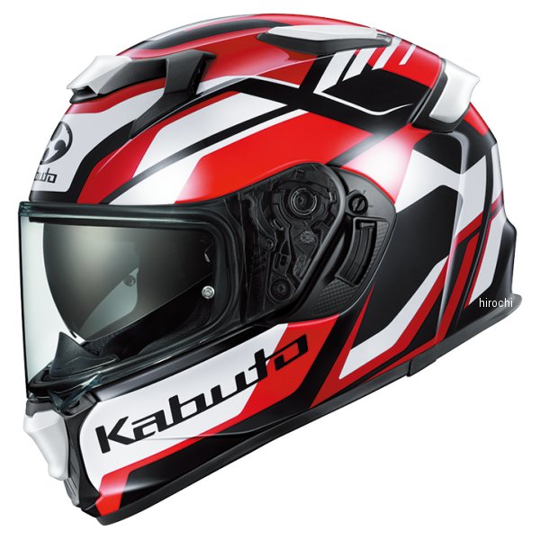 4966094643782 オージーケーカブト OGK KABUTO フルフェイスヘルメット KAMUI 5 GRAVIX ブラックレッド L(59-60cm)サイズ