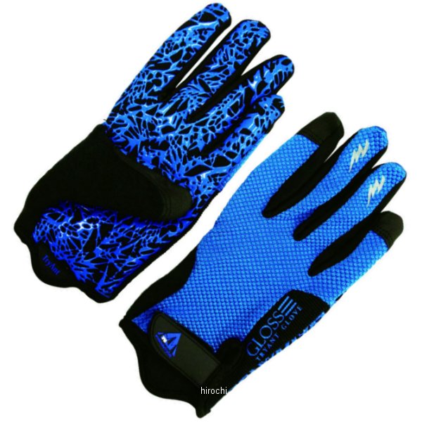 #715 TNK工業 ショートグロス グローブ ロイヤルブルー Lサイズ