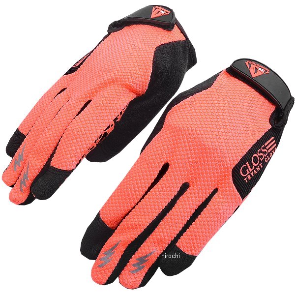 #715 TNK工業 ショートグロス グローブ ピーチオレンジ Mサイズ