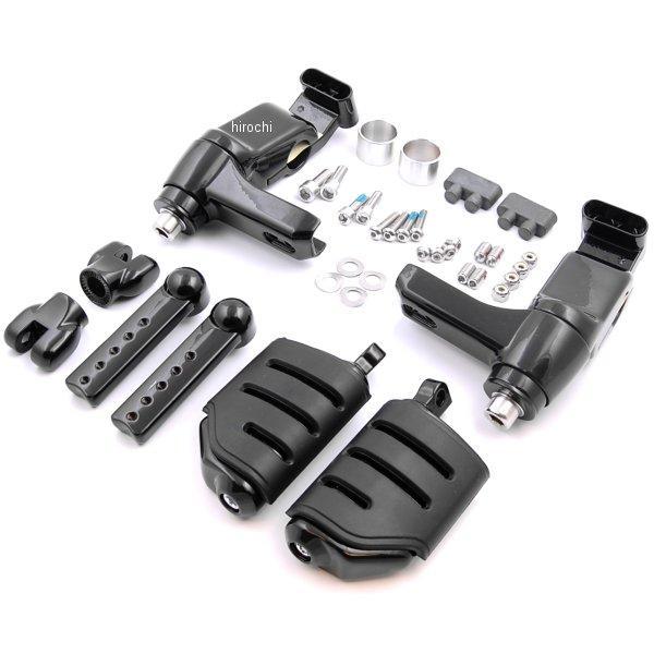 3990 クリアキン Kuryakyn エルゴIII クルーズマウントキット トライデントデューリーISOペグ 左右ペア 黒