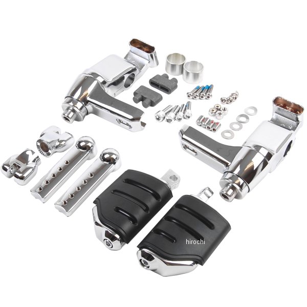 4081 クリアキン Kuryakyn エルゴ III クルーズ マウント トライデント デューリー ISOペグ 左右ペア 01年以降 GL1800、F6B