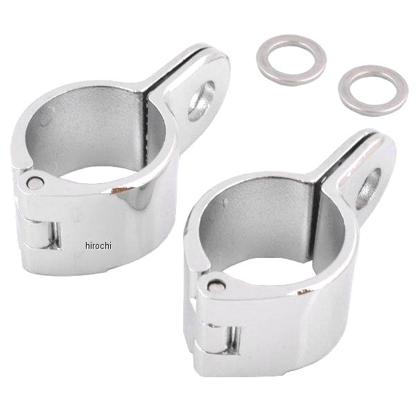 1001 クリアキン Kuryakyn 1.5インチ(38mm) マグナム クイック クランプ (左右ペア) クローム