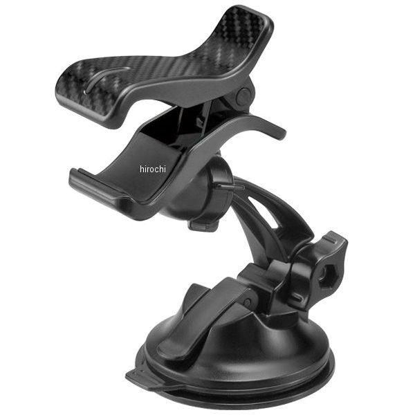 SA8 カーメイト スマホルダー クリップ カーボン調 ブラック