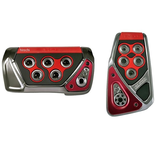 RP101RE カーメイト ペダルセット RAZO GT SPEC AT-S 赤