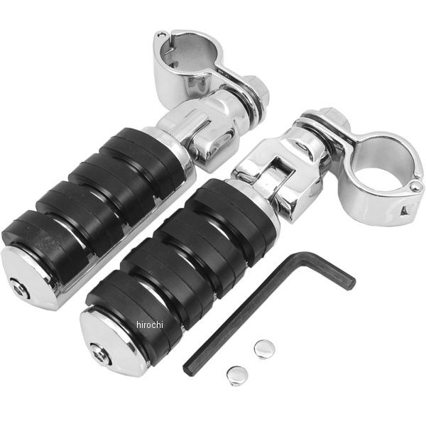 8033 クリアキン Kuryakyn ハイウェイペグ ISO 1.25インチ(32mm) クランプ ラージ