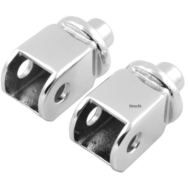 8815 クリアキン Kuryakyn フットペグ 取付金具 スプライン 左右ペア フロント ホンダ