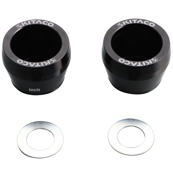 498-9001150 キタコ アクスルプロテクター アルミφ15 黒