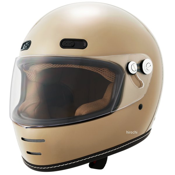 2001336 マルシン工業 Marushin フルフェイスヘルメット MNF1 エンドミル キャラメルベージュ Mサイズ(57-58cm)