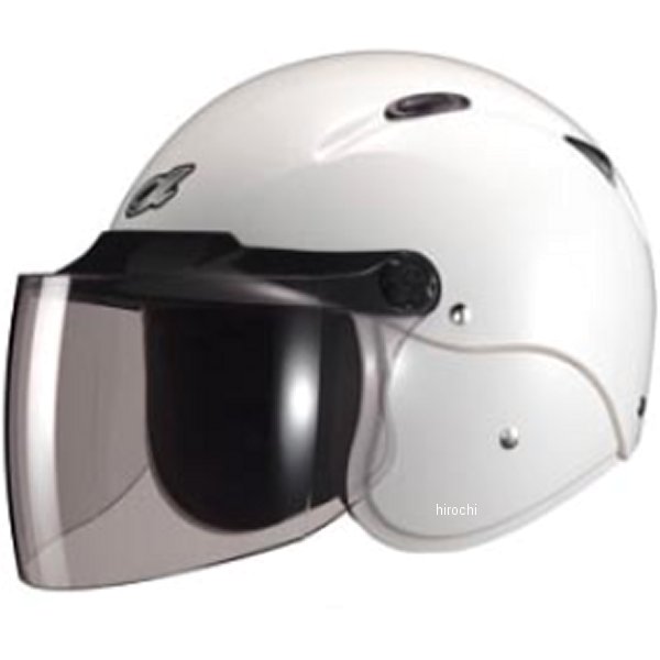 4980579204107 マルシン工業 Marushin セミジェットヘルメット M-204 白 フリーサイズ(57-60cm未満)