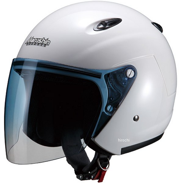 4980579400103 マルシン工業 Marushin ジェットヘルメット M-400 白 フリーサイズ(57-60cm未満)