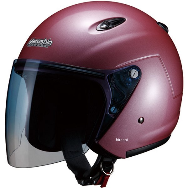 4980579400202 マルシン工業 Marushin ジェットヘルメット M-400 ローズメタリック フリーサイズ(57-60cm未満)
