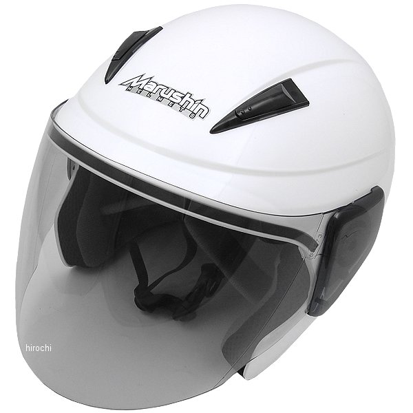 4980579520108 マルシン工業 Marushin セミジェットヘルメット M-520 白 フリーサイズ(57-60cm未満)
