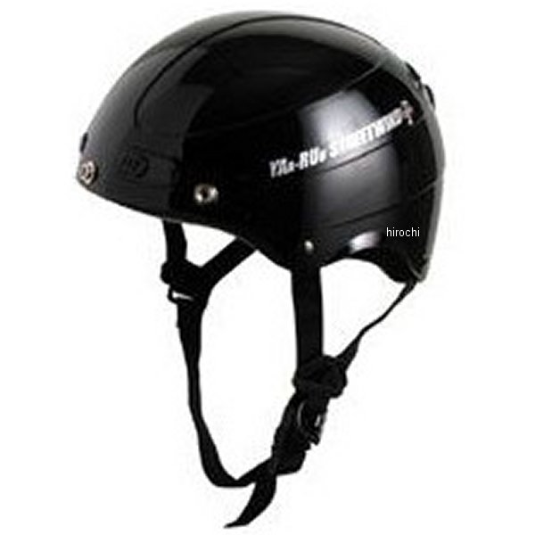 4984679504167 TNK工業 ハーフヘルメット ヤールー STR 黒 フリーサイズ(58-59cm)