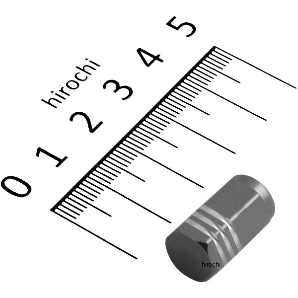 VK-GM TNK工業 エアバルブキャップ ガンメタ