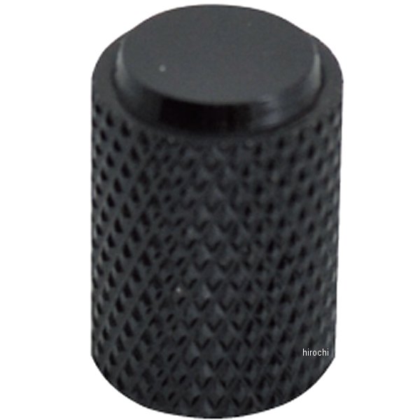 VS-BK TNK工業 エアバルブキャップ スモール ルーレット 黒