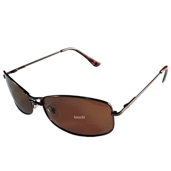 MT-C3 TNK工業 偏光サングラス METAL X 茶/ブラウンレンズ