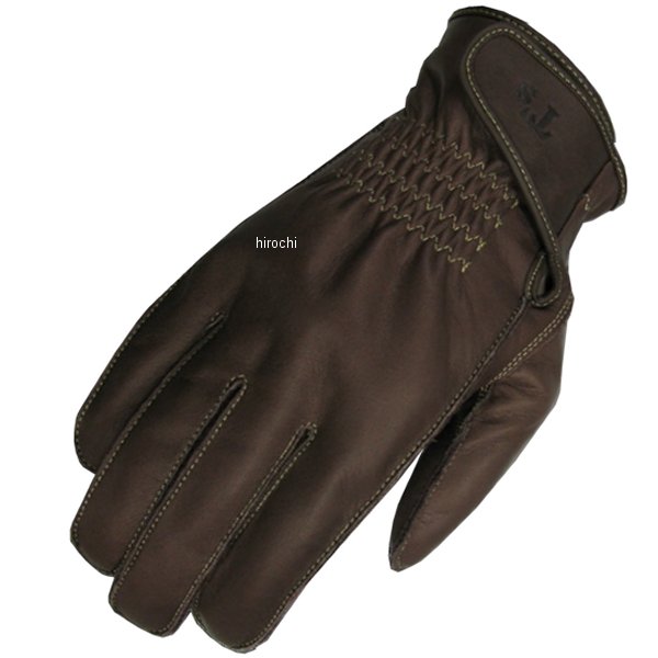 022031910 ティーズ T's TSG-19B レザーグローブ ブラウン Sサイズ