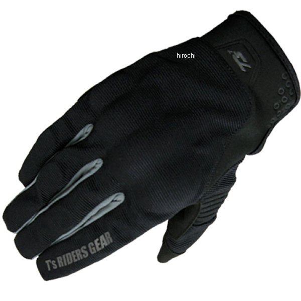 022034323 ティーズ T's TSG-43C プロテクションメッシュグローブ 黒/ダークグレー XLサイズ