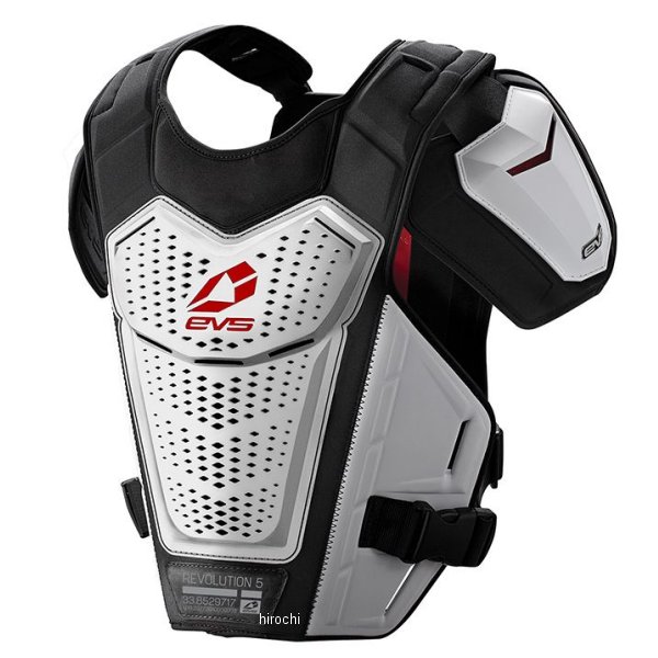 EVV038 RSタイチ REVO5 チェストプロテクター 白 S-Mサイズ