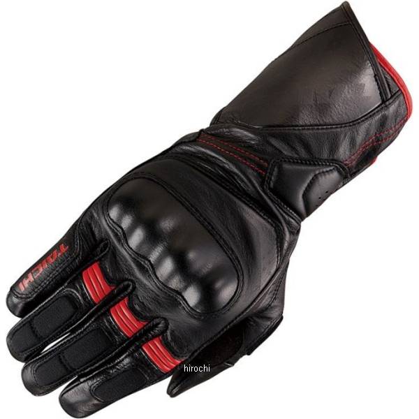 RST453 RSタイチ RSTaichi 春夏モデル コルサ レザーグローブ 黒/赤 Sサイズ