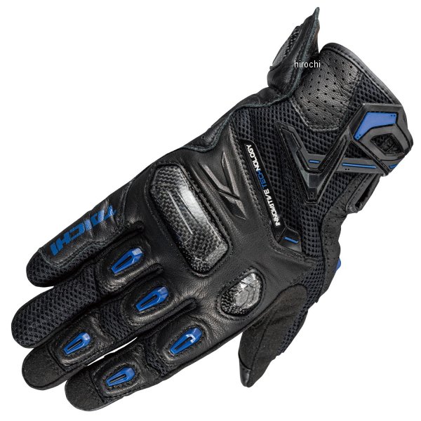 RST442 RSタイチ RSTaichi 春夏モデル ラプター メッシュグローブ 黒/青 Sサイズ